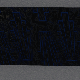 15cm Corner Black and Blue Empire Slider Square