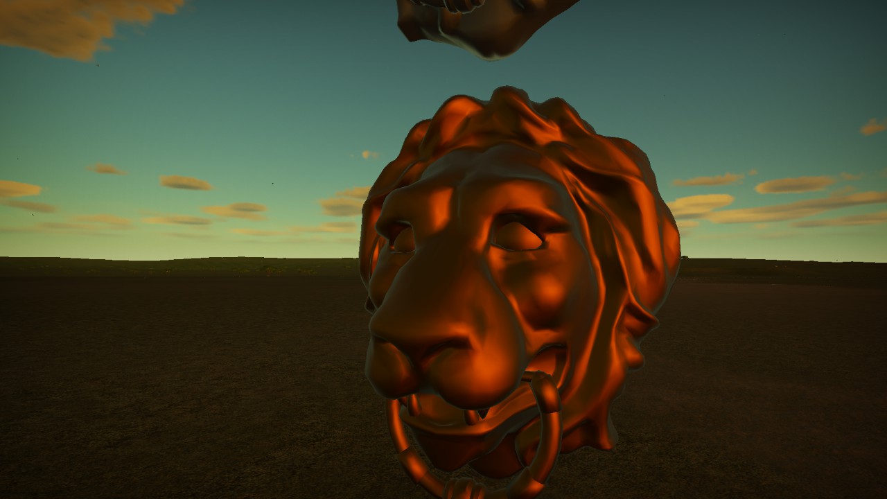 Lion Head (Metal)