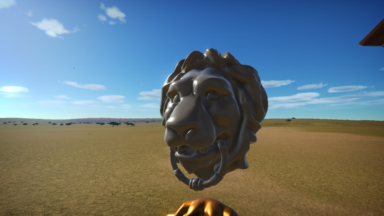 Lion Head (Stone)