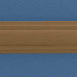 Light Bamboo Chair Rail Movable