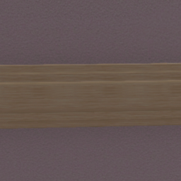 Butternut Wood Chair Rail Movable