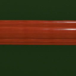 Varnished Cherry Wood Chair Rail Movable