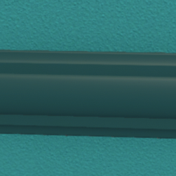 Dark Ice Blue Chair Rail Movable