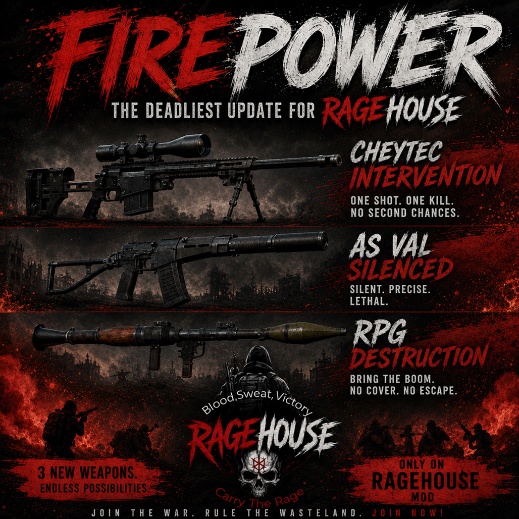 RAGEHOUSE - FIREPOWER v 1.1 / sponsored by DeeZaster