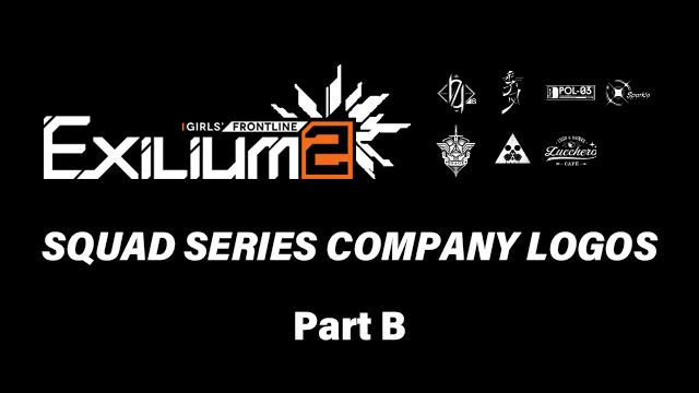 「Girls' Frontline 2: Exilium」Squad Series Company Logos — Part B