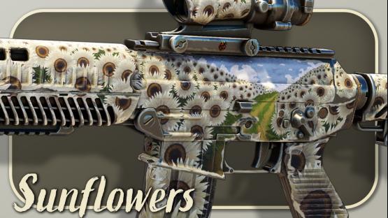 SG 553 | Sunflowers (White)