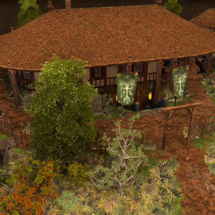 The Healer's Cottage, 30x30