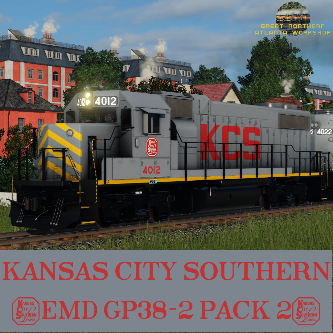 Kansas City Southern Railway EMD GP38-2 Pack 2