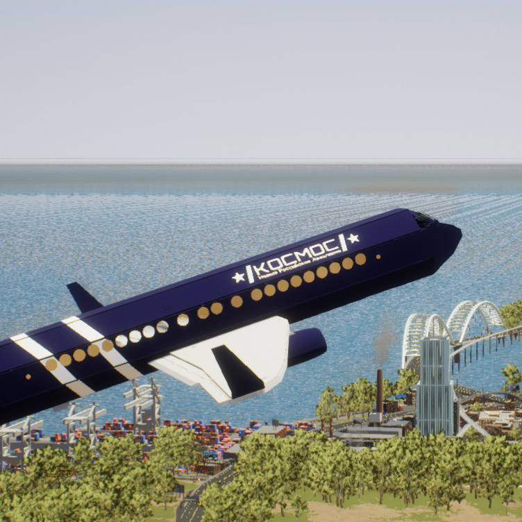 Softbody AIR LINER 737-800 Kosmos Airways