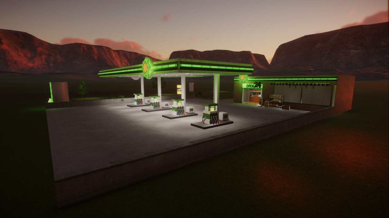 Gas Service Station