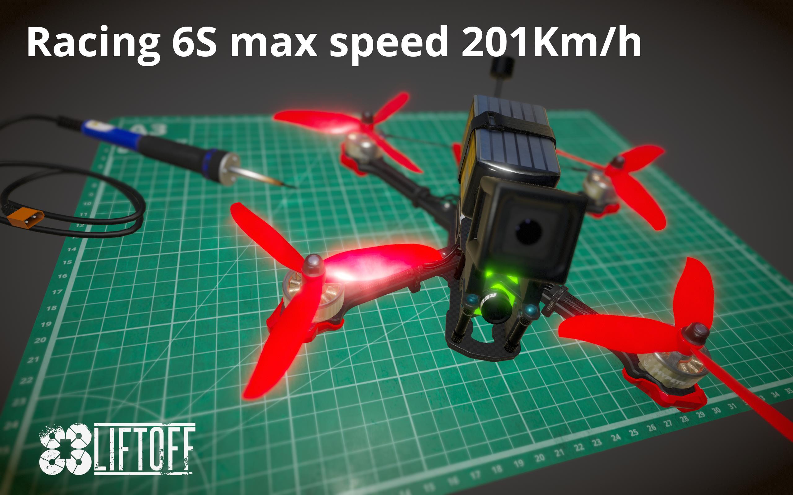 Racing 6S max speed 201Km/h