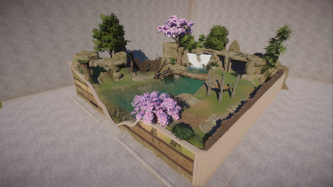 Sun Bear Diorama