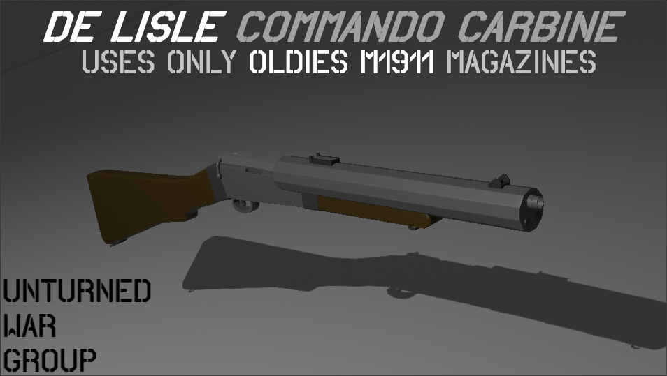 UWG - De Lisle Carbine – Unturned Mod