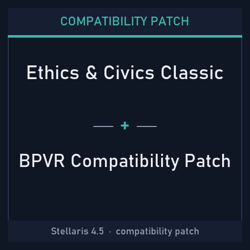 Compatibility Patch: BPVR Compatibility Patch + Ethics and Civics Classic