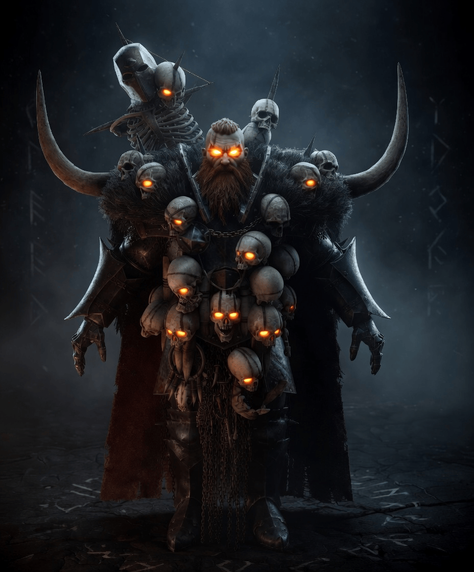 Wulfrik the Everchosen - Wulfrik Reskin - MM (UNIT CARD / PORTHOLE)