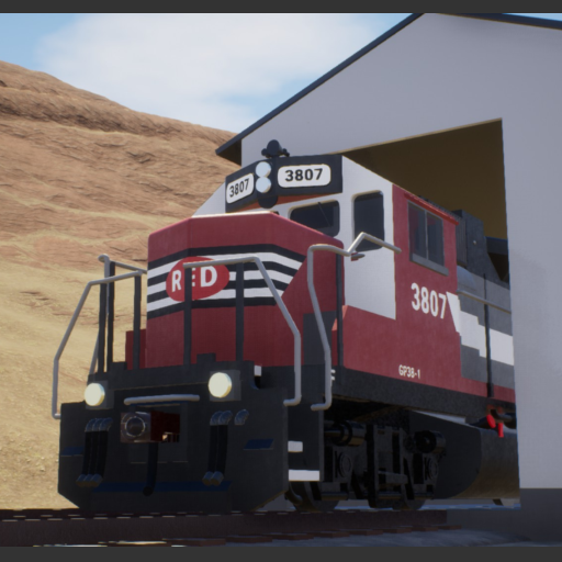 REDco #3807 1968 EMD GP38-1 "Grey Ghost"