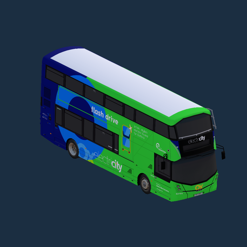 Oxford Bus Company Wright StreetDeck Electroliner 80764