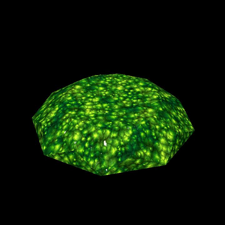 A glowing sigil stone B - blank