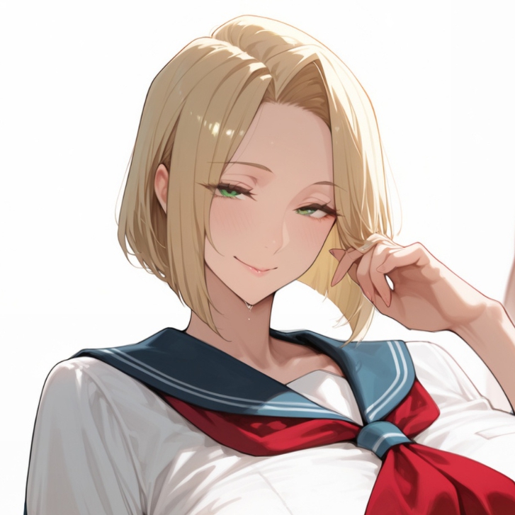 姐姐换上了学生制服