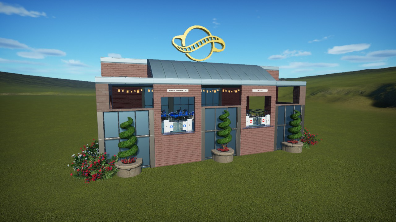 Modern Coaster Station preview