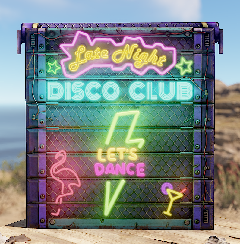 Dance Club Garage Door