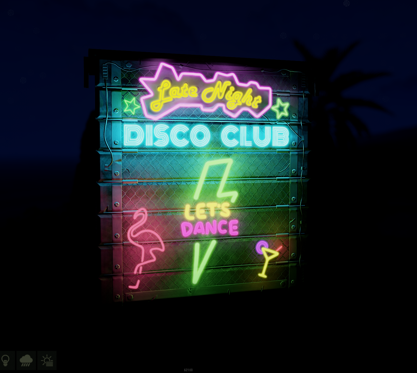 Dance Club Garage Door