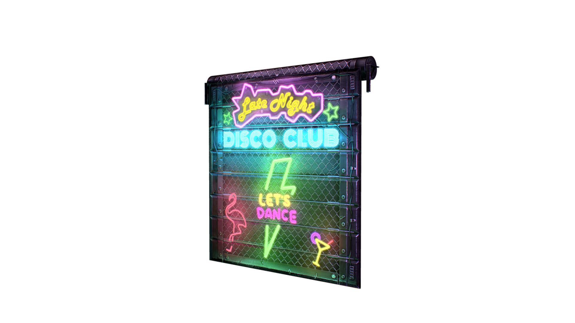 Dance Club Garage Door