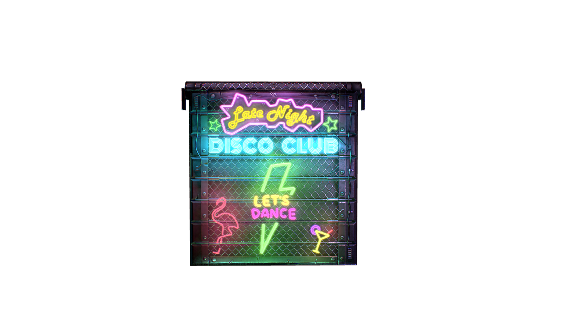 Dance Club Garage Door