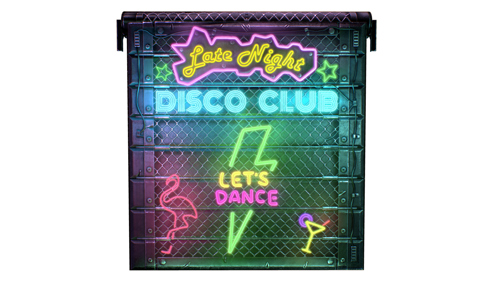 Dance Club Garage Door