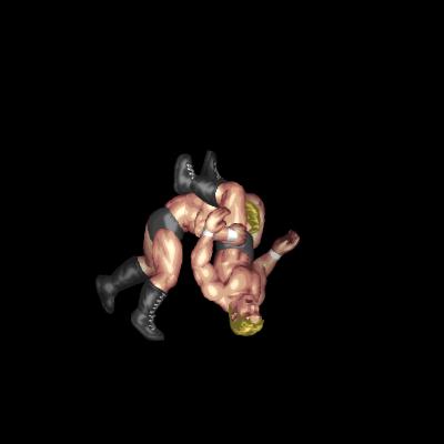 Swan Dive Swing Frankensteiner (to in)
