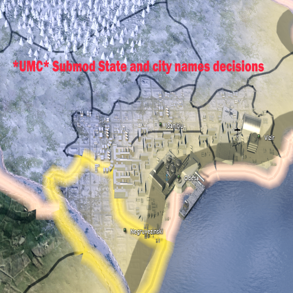 *UMC* Submod State and city names decisions