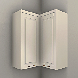 Linnea Kitchen hanging corner cabinet 75 cm White