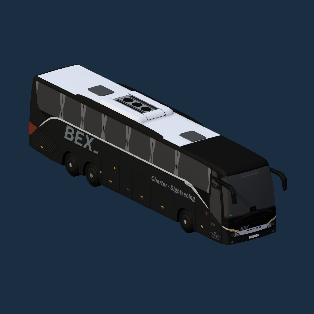 Setra S516 HD (3-Achser) - BEX (Schwarz)