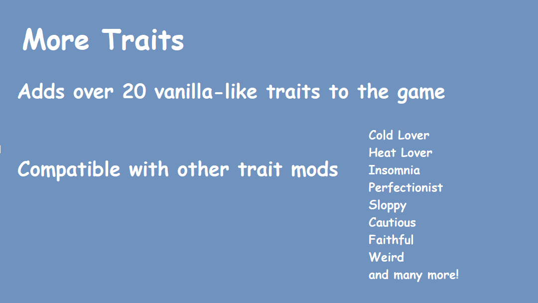 More Traits