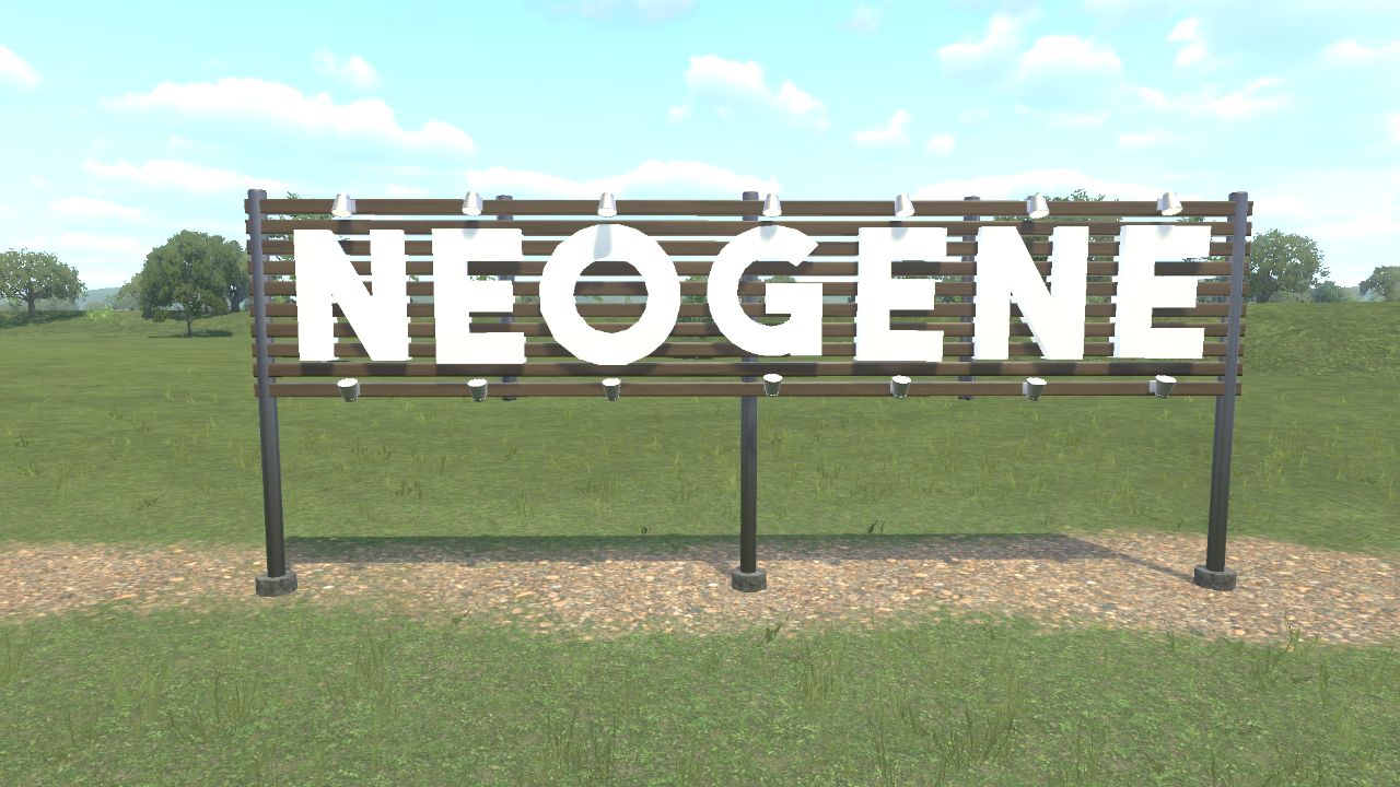 Sign - Neogene