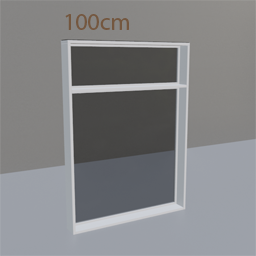 glaspanel 100 for door frame 200 275