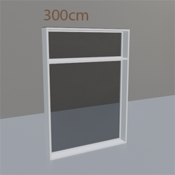 glaspanel 300 for door frame 200  275