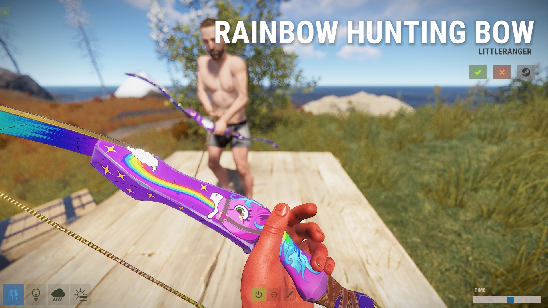 Rainbow Pony Hunting Bow