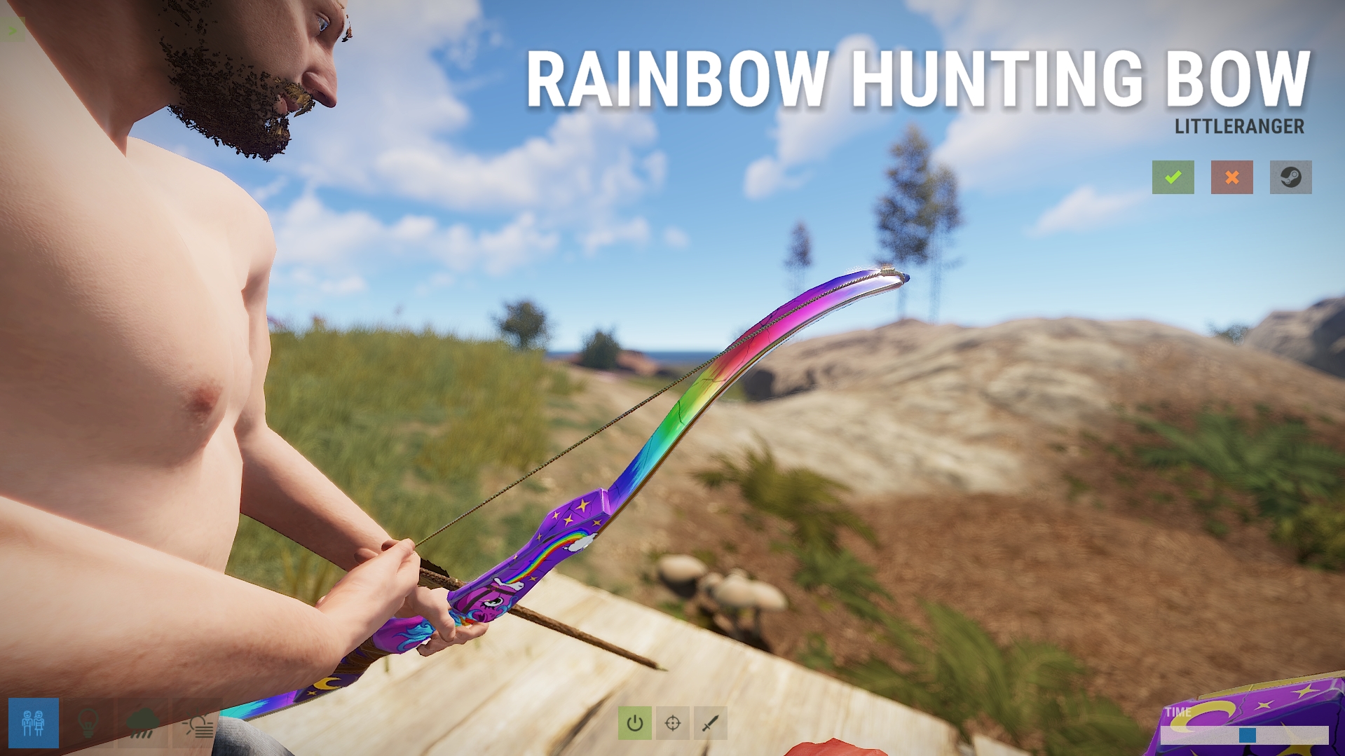 Rainbow Pony Hunting Bow