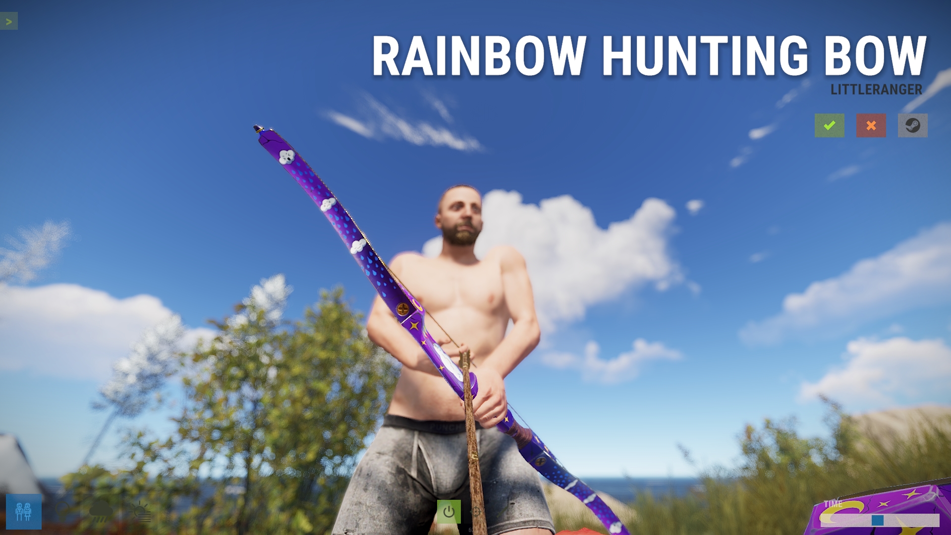 Rainbow Pony Hunting Bow