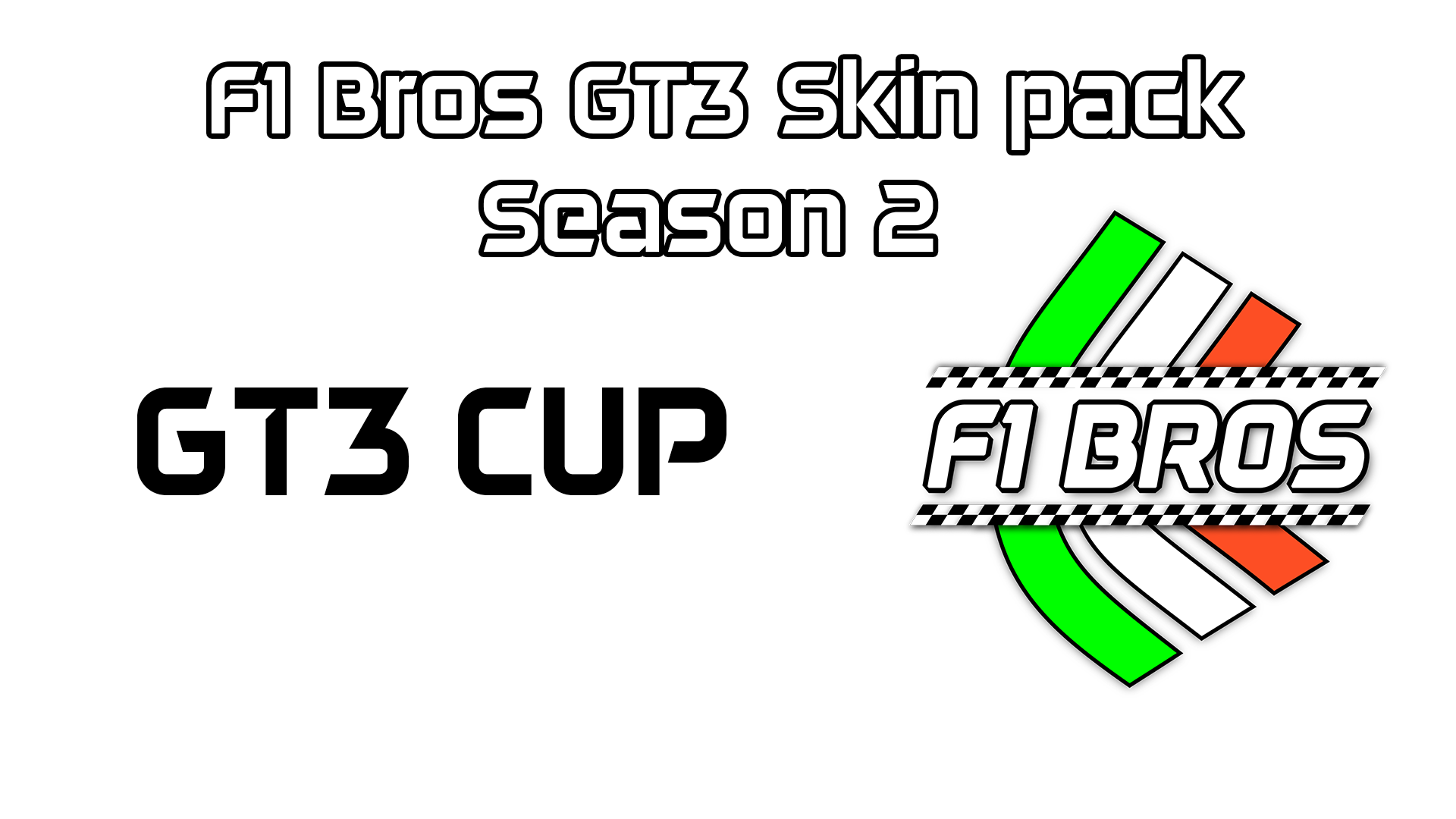 F1 Bros GT3 Skin Pack Season 2