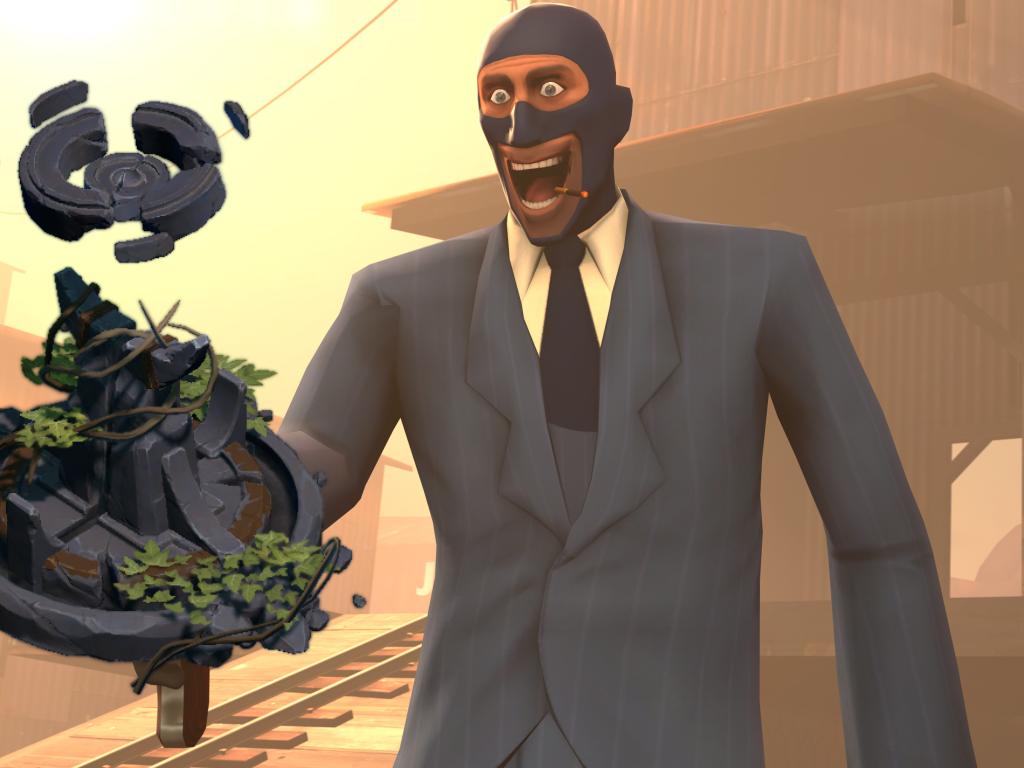 Dota 2 but there is a Spy preview