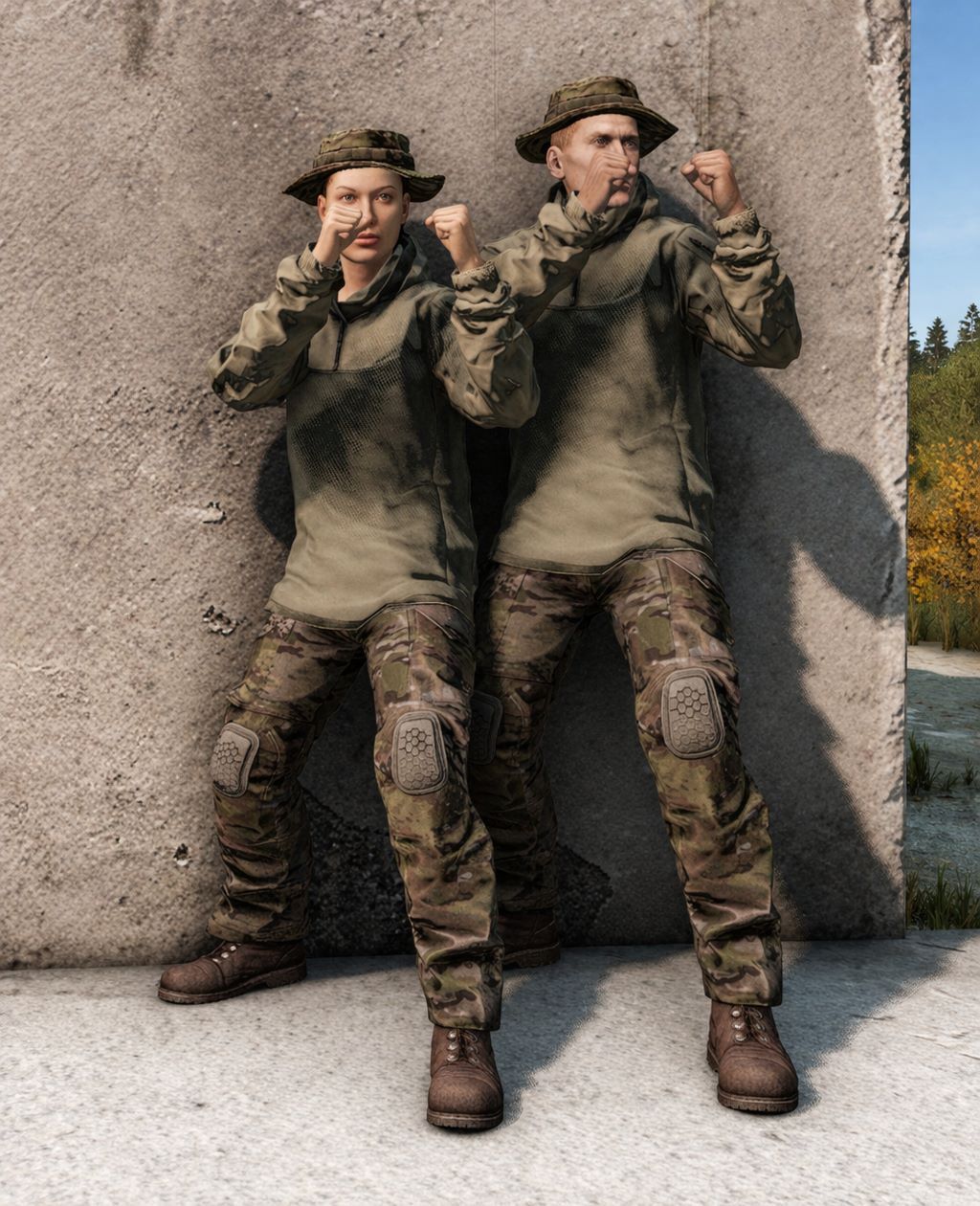 Military G4 clothes +retexture