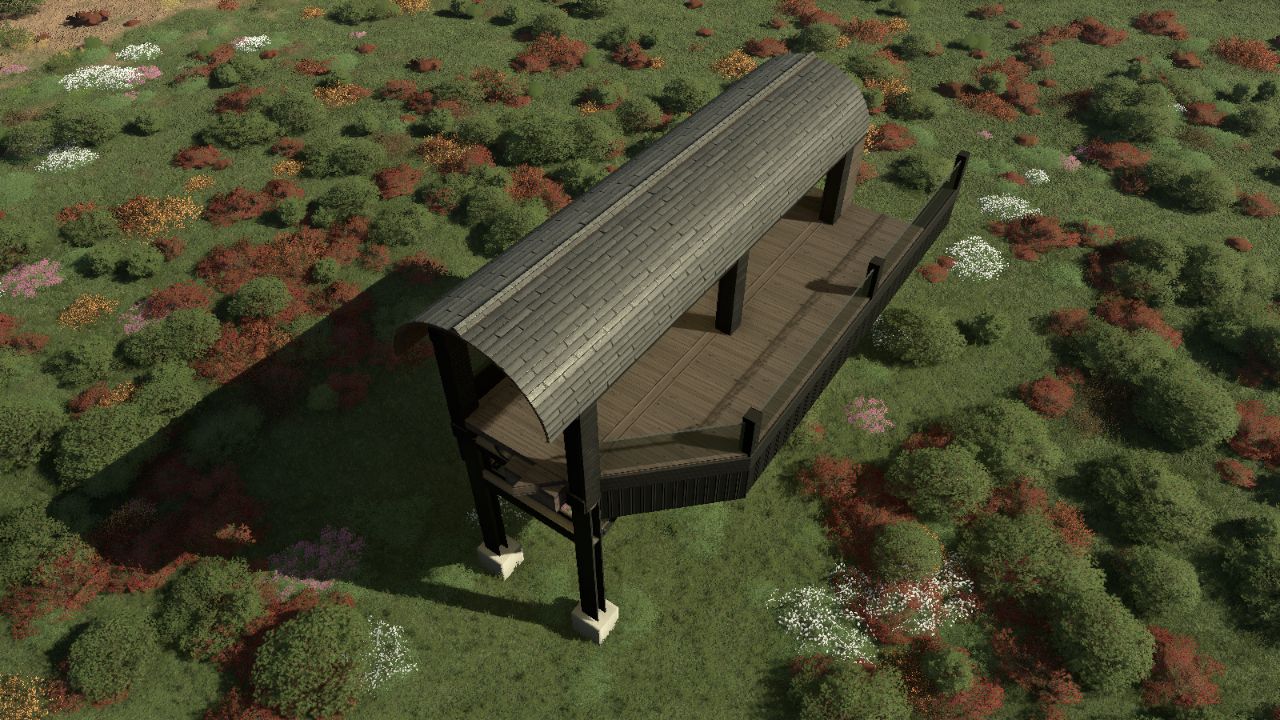 Raised Walkway E4 Long Balcony Right Start (Pro-Naturalist Pack)