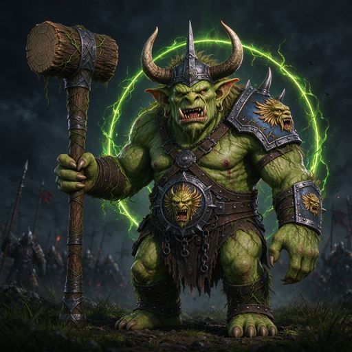 绿皮巨魔战将 / Greenskin Troll Warlord preview