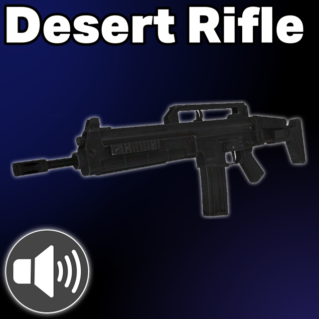 Resident Evil 6 - Assault Rifle for Special Tactics Sound Effect (Desert Rifle)

