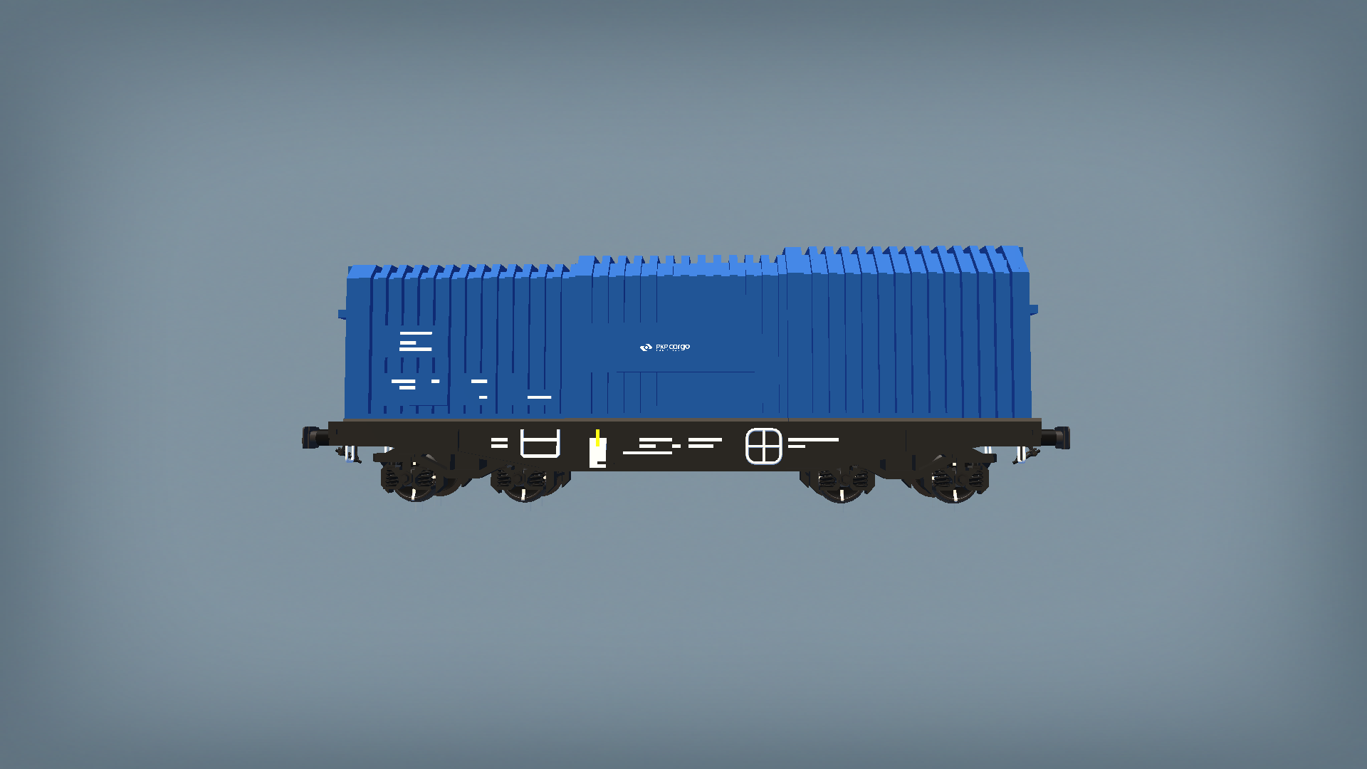 Wagon Typu Simms [Wagon Kryty] [PKP CARGO] [5u] [Jasny]