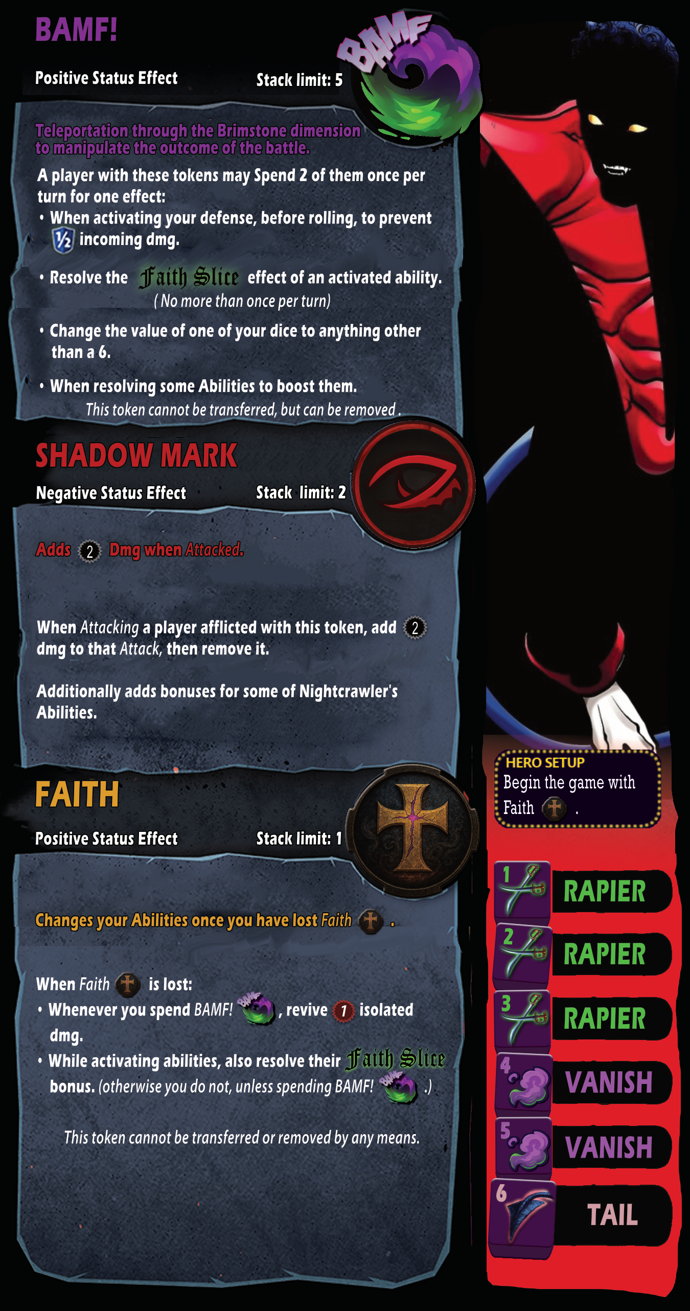 Nightcrawler Dice throne Homebrew by Hullk: bran new testing well