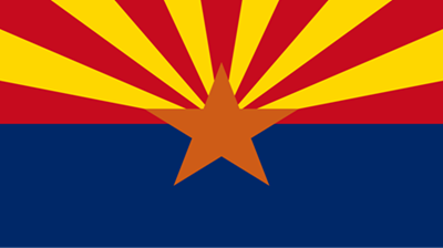 The flag of the state of Arizona