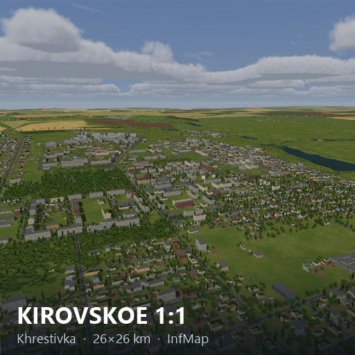Kirovskoe (Khrestivka) 1:1 - InfMap